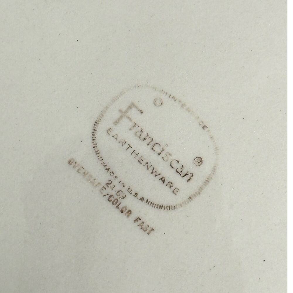 Franciscan Desert Rose Vintage Oval Platter 14.5" x 10" Made in USA - Picture 7 of 7